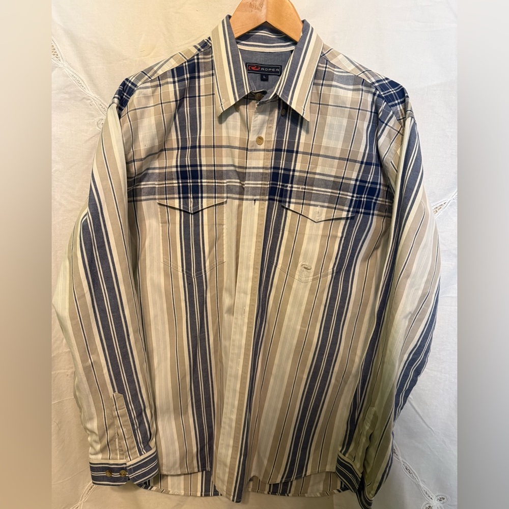 Roper western Striped Button-Up Shirt